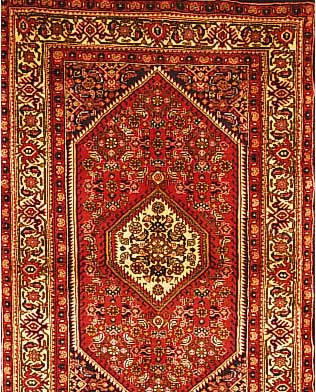 Bidjar,Persien ca 124 x 82 cm. Flor Wolle.
