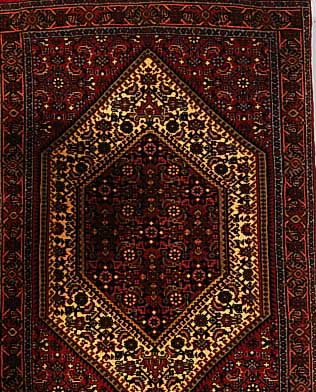 Bidjar,Persien ca 103 x 70 cm. Flor Wolle.