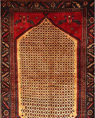 Koliai,Persien ca 220 x 135 cm. Flor Wolle.