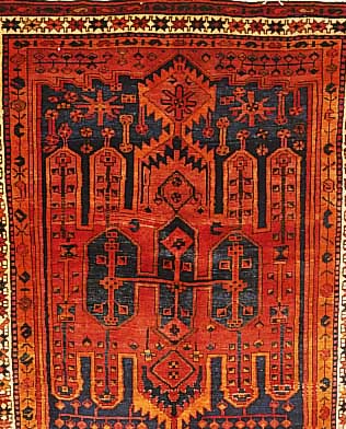Lori,Persien ca 222 x 175 cm. Flor Wolle.