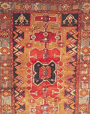Tarom,Persien ca 195 x 133 cm. Flor Wolle.