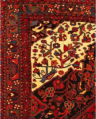 Wagireh,Nahawand,Persien ca 105 x 85 cm. Flor Wolle.