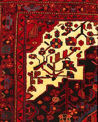 Wagireh,Nahawand,Persien ca 110 x 100 cm. Flor Wolle.