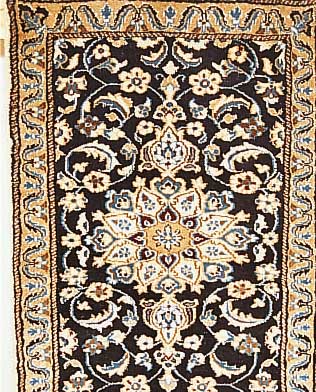 Nain,Persien ca 199 x 69 cm. Flor Wolle mit Seide.