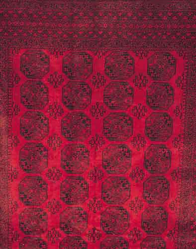 Dolatabad,Afghanistan.ca 333 x 261 cm. Wolle auf Wolle.
