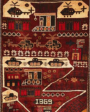 Teymani,Afghanistan.ca 142 x 92 cm. Wolle auf Wolle.