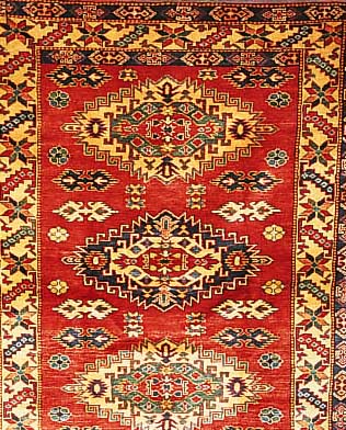 Kazak(neu geknüpft).ca 164 x 126 cm. Wolle auf Wolle.gute Qualität.