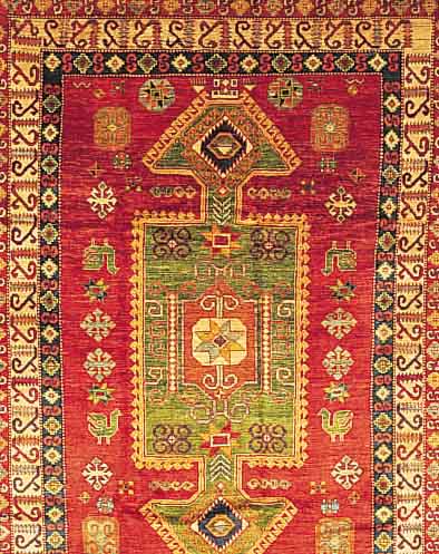 Kazak(neu geknüpft).ca 251 x 172 cm. Wolle auf Wolle.gute Qualität.
