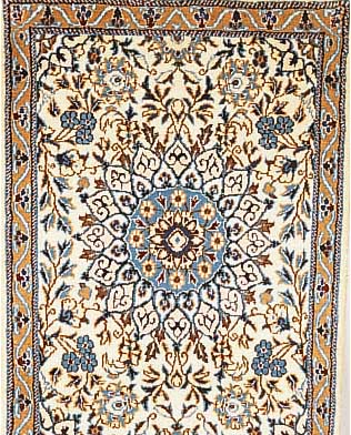 Nain,Persien ca 391 x 76 cm. Flor Wolle mit Seide.