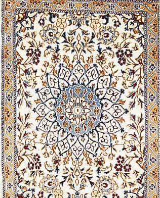Nain,Persien ca 290 x 79 cm. Flor Wolle mit Seide.