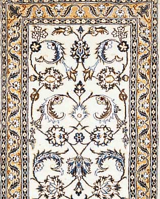 Nain,Persien ca 298 x 67 cm. Flor Wolle mit Seide.