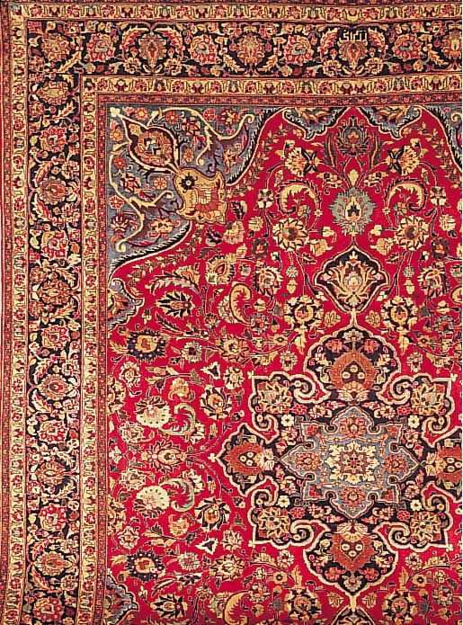 Kaschmar,Persien ca 378 x 294 cm. Flor Wolle