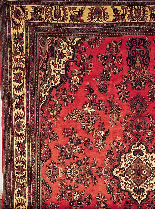 Bibikabad,Persien ca 429 x 322 cm. Flor Wolle