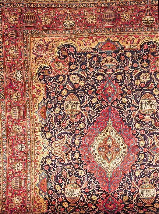 Kaschmar,Persien ca 377 x 289 cm. Flor Wolle.