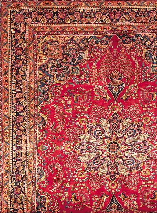 Sabsewar,Persien ca 373 x 290 cm. Flor Wolle.