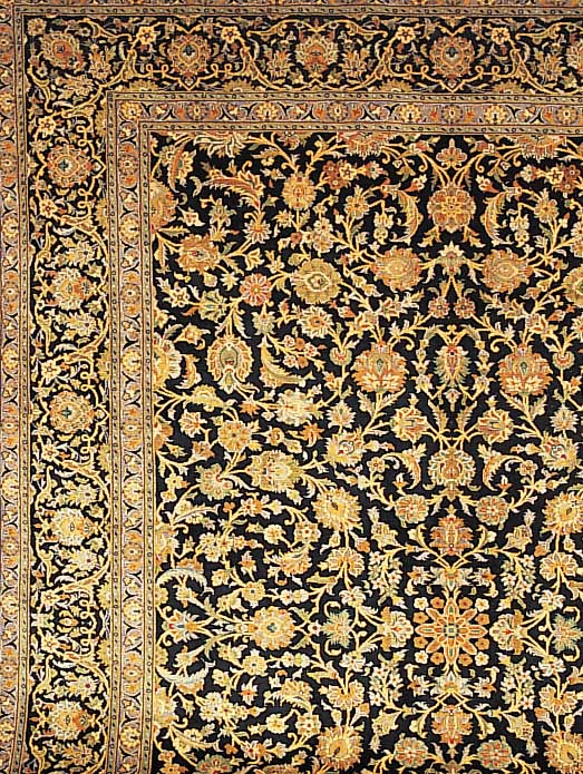 Keschan,Persien ca 417 x 301 cm. Flor Wolle.ca 50 Jahre.