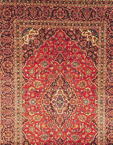 Keschan,Persien ca 345 x 227 cm. Flor Wolle.