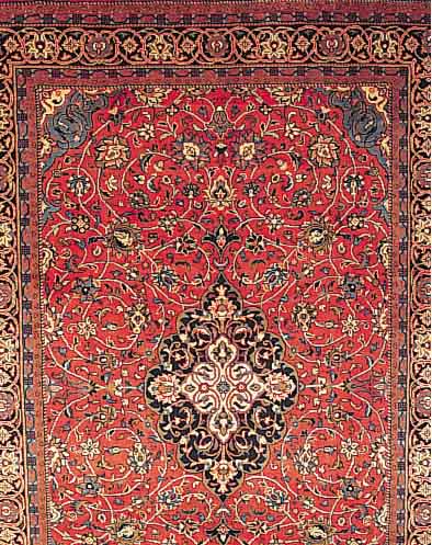 Golpaygan,Persien ca 337 x 227 cm. Flor Wolle.