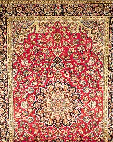 Nadjafabad,Persien ca 357 x 250 cm. Flor Wolle.