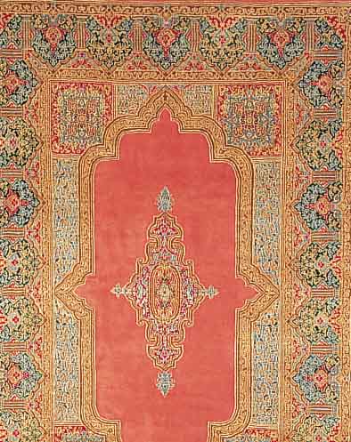 Kerman,Persien ca 300 x 195 cm. Flor Wolle.