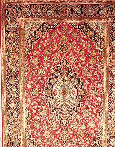 Keschan,Persien ca 305 x 200 cm. Flor Wolle.