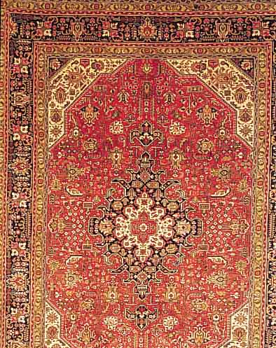 Täbriz,Persien ca 284 x 204 cm. Flor Wolle.