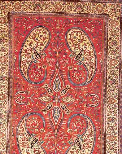 Sarogh,Persien ca 301 x 200 cm. Flor Wolle.