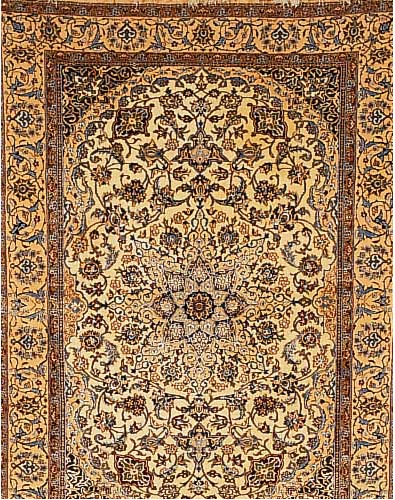 Nain fein,Persien ca 182 x 128 cm. Korkwolle mit Seide.ca 900.000 Kn/qm