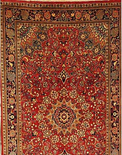 Sarogh,Persien ca 220 x 132 cm. Flor Wolle