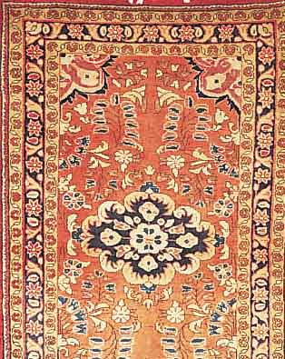 Lilian,Persien ca 160 x 103 cm. Flor Wolle.