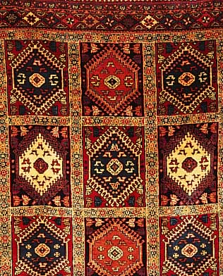 Yalameh,Persien ca 152 x 149 cm. Wolle auf Wolle