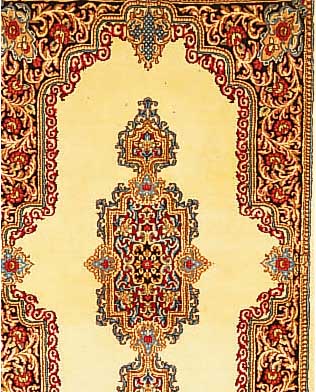 Kerman,Persien ca 163 x 98 cm. Flor Wolle