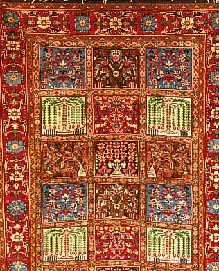 Sarogh,Persien ca 160 x 113 cm. Flor Wolle.