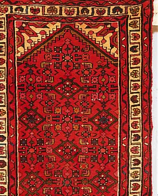 Hosseinabad,Persien ca 305 x 83 cm. Flor Wolle.
