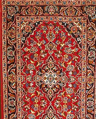 Keschan,Persien ca 290 x 92 cm. Flor Wolle.