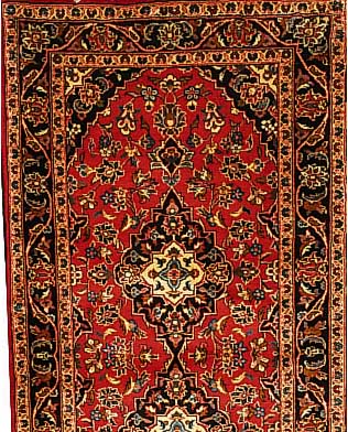 Keschan,Persien ca 309 x 100 cm. Flor Wolle.
