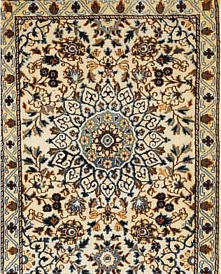 Assadabad,Persien ca 282 x 79 cm. Flor Wolle. Teerfleck