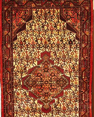Assadabad,Persien ca 288 x 79 cm. Flor Wolle.