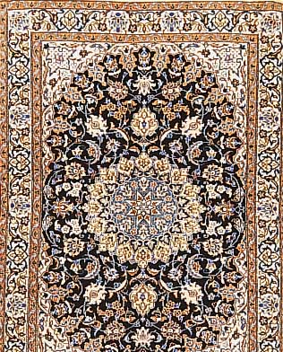 Nain fein,Persien ca 109 x 77 cm. Korkwolle mit Seide.ca 900.000 Kn/qm.