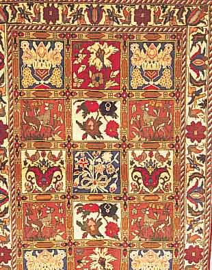 Bachtiar,Persien ca 158 x 114 cm. Flor Wolle.