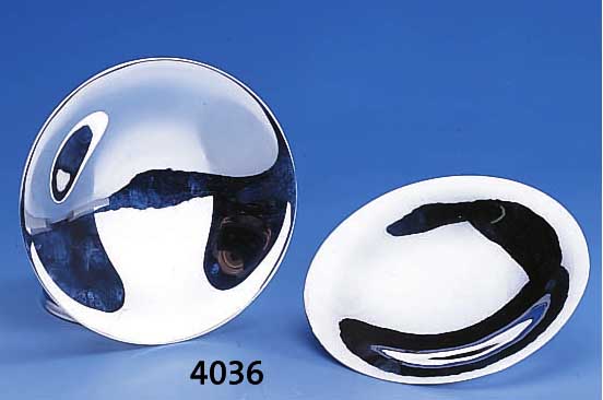 2 VISITENKARTENTELLER, DäNEMARK, GEORG JENSEN, CA. 30ER JAHRE, 925ER SILBER, GLATTE FORM, STANDRING, D. CA. 12 CM, H CA. 1.5 CM