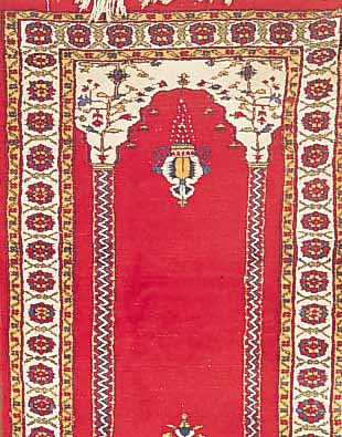 PAKISTANI CA.165 X 83 CM. EHZ.2 CA.30 JAHRE FLOR WOLLE
