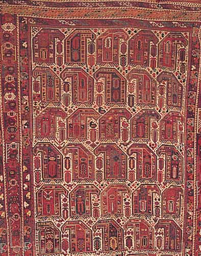 GASCHGAI,PERSIEN CA.278 X 206 CM. EHZ.4 UM 1930. FLOR WOLLE-WOLLE