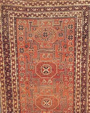 KARS,TüRKEI CA.230 X 137 CM. EHZ.3 UM 1945 FLOR WOLLE-WOLLE