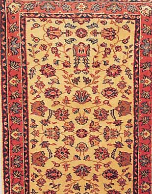 SAROGH, PERSIEN, 148 X 90CM, EHZ 3 FLOR WOLLE, CA.30 JAHRE