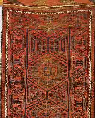 BELUTSCH, PERSIEN, 150 X 102CM, EHZ 4 WOLLE AUF WOLLE, UM 1920