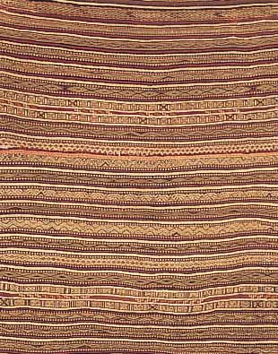KELIM, MITTELATLAS MAROKKO, 110 X 87CM, EHZ 4-5, WOLLE AUF WOLLE, CA.40 JAHRE