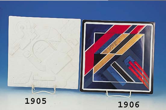 Zwei Satire-Teller, Rosenthal, studio line, Porzellan, Ernst Maria Lang, lim. Auflage, 1 x Marlene Dietrich, num. 5000/1012 u. 1 x Heinz ...
