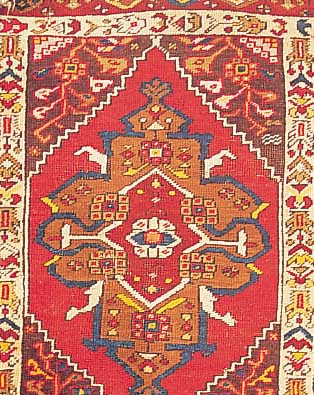 YASTIK, TüRKEI, 93 X 60CM, EHZ 4 WOLLE AUF WOLLE, UM 1930