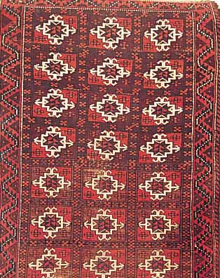 BELUTSCH, PERSIEN, 166 X 98CM, EHZ 4-5 WOLLE AUF WOLLE, CA.60 JAHRE